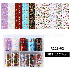 10 Stile Nail Art Transfer Aufkleber Abziehbilder&nbsp;MRMJ-R129-02