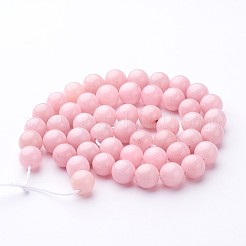Natur gefärbt gelbe Jade Edelstein-Korn-Stränge&nbsp;G-R271-10mm-Y-M