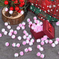 100 pallina di pompon in poliestere&nbsp;DIY-SC0031-43A