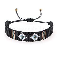 Miyuki Samen geflochtenes Perlenarmband&nbsp;BJEW-P269-37