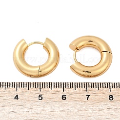 202 pendientes de aro de acero inoxidable&nbsp;X-EJEW-O087-08C-G