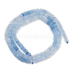 Natürliche Aquamarin Perlen Stränge&nbsp;G-P553-F10-02
