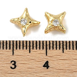 Perline zirconi micro pave  in ottone&nbsp;KK-P283-21G