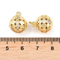 Ottone micro spianare pendenti zirconi&nbsp;KK-C162-046G
