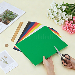 24 feuille de plastique PVC 6 couleurs&nbsp;AJEW-BC0011-24B