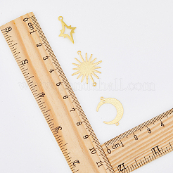 Kit fai da te per realizzare orecchini con luna&nbsp;KK-HY0003-49