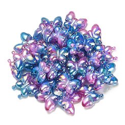 Placage uv perles acryliques irisées arc-en-ciel&nbsp;OACR-G012-09D