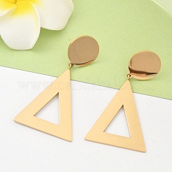 Pendientes colgantes de acero inoxidable 304&nbsp;EJEW-Z098-15G