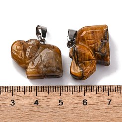 Natürlichen Tigerauge Anhänger&nbsp;G-B127-05P-06