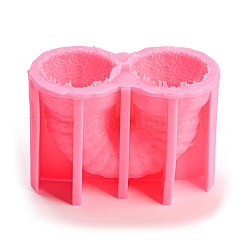 Valentinstag 3d geprägte Rosenbogen-Kerzenformen&nbsp;SIMO-H015-03