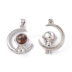 Natürliche lodolite Quarz Anhänger&nbsp;KK-A173-18P-01