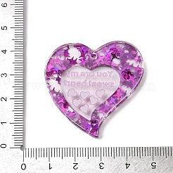 Bedruckte Anhänger aus opakem Acryl zum Valentinstag&nbsp;FIND-D283-11D