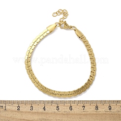 Bracelets à maillons serpent en acier inoxydable 304 pour femmes&nbsp;LS-BJEW-F488-22G