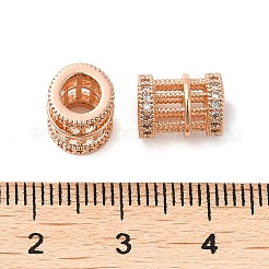 Cremagliera in ottone placcatura zirconi European Beads&nbsp;KK-K349-05RG