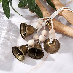 Decorazione pendente in campana di ferro&nbsp;HJEW-JM02260