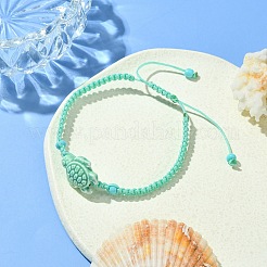 Geflochtene Perlenarmbänder aus Porzellanschildkröte&nbsp;BJEW-JB10058-03
