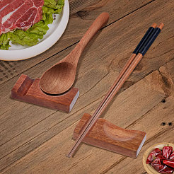 Essstäbchenhalter aus Holz&nbsp;AJEW-WH0515-41
