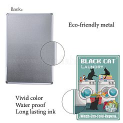 Poster rettangolare in metallo con cartello in ferro&nbsp;AJEW-WH0157-332