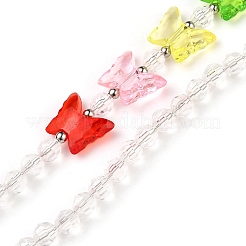 Catene per occhiali da donna con design a farfalla&nbsp;AJEW-EH00254