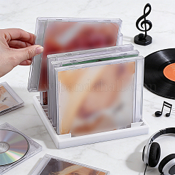 12 Gitter Kunststoff-CD-Aufbewahrungsgestell&nbsp;AJEW-WH0643-111A