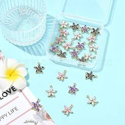 24 ciondolo con connettore in strass in lega di 4 colori&nbsp;ALRI-FS0001-13