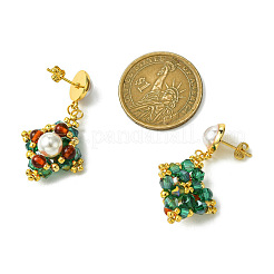 Aretes colgantes de cristal&nbsp;EJEW-MZ00321
