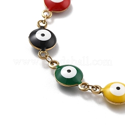 Ionenplattierung (IP) 304 Edelstahl-Gliederarmbänder&nbsp;BJEW-H511-01