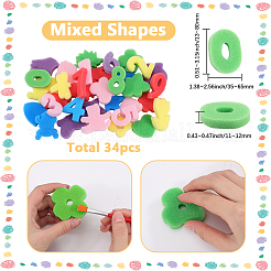 Schwammstempel-Set&nbsp;AJEW-SP0001-54C