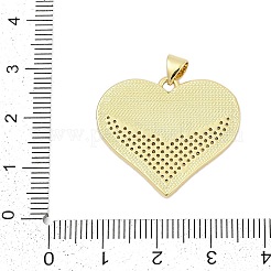 Pendentifs en laiton zircon cubique transparent&nbsp;KK-I723-18G-03