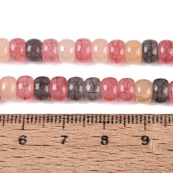 Colliers de perles de verre teintées à effet ombré&nbsp;X-GLAA-Q106-05A-A10
