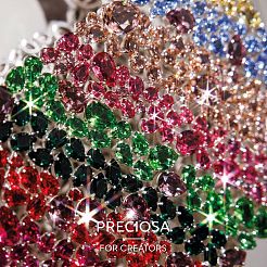 Vasos para coser de cristal Preciosa® Maxima&nbsp;LS-Y-PRC-SD14-40010-S