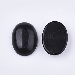 Natürlichen schwarzem Obsidian cabochons&nbsp;X-G-S349-25A-02