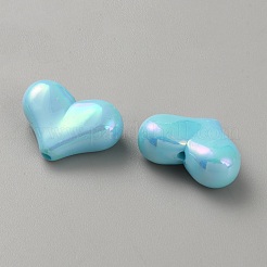 10pcs perles acryliques opaques&nbsp;SACR-WH0008-020I
