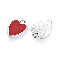 Crémaillère placage pendentifs en émail d'alliage&nbsp;PALLOY-T091-17M-P