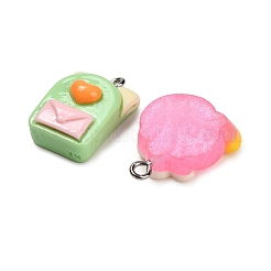 Pendentifs en résine opaque&nbsp;RESI-B047-07