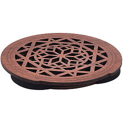 Couverture de trou de son de guitare en bois&nbsp;AJEW-WH20018-105A