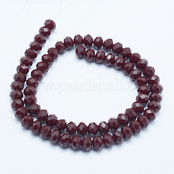 Facettierte Rondelle-Glasperlen&nbsp;GLAA-E403-07