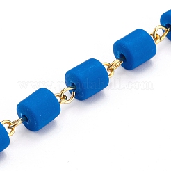 Chaîne de perles en pâte polymère faite à la main&nbsp;AJEW-JB00926