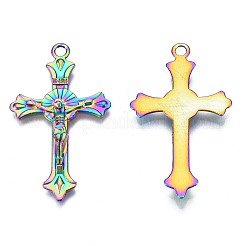 Pendentifs en alliage de couleur arc-en-ciel&nbsp;PALLOY-N156-147-NR