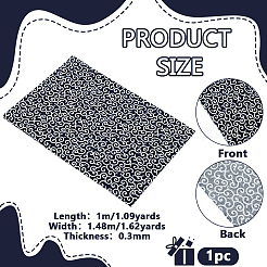 Baumwollstoff mit bedrucktem Wolkenmuster&nbsp;AJEW-WH0314-975C