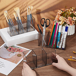 3 gürtet multifunktionale Aufbewahrungsboxen aus Acryl für den Schreibtisch&nbsp;AJEW-WH0695-137A