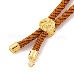 Fabrication de bracelets en cordons de nylon adaptés aux breloques de connecteur&nbsp;AJEW-P116-01G-21