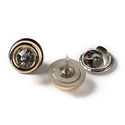 10 stücke 10 stil flache runde & blume & apfel kristall strass kleine sofortknöpfe brosche pins&nbsp;DIY-WH0283-89