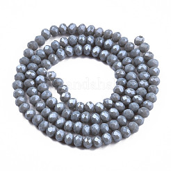 Chapelets de perles en verre électroplaqué&nbsp;LS-EGLA-A034-P3mm-A16