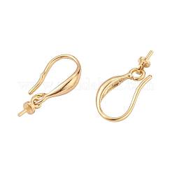 9 paio di ganci per orecchini in ottone a 3 colori&nbsp;sgKK-ZZ0001-02