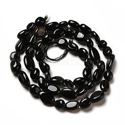 Natürlichen Obsidian Perlen Stränge&nbsp;G-I351-A08