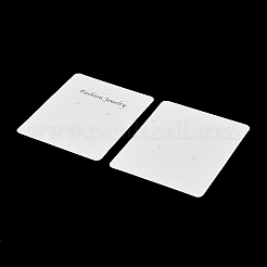 Tarjetas de presentación de pendientes y collares con caras sonrientes&nbsp;FIND-T072-01A