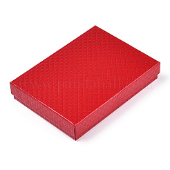 Astucci per gioielli in cartone con trama a rombo&nbsp;CBOX-T006-01D