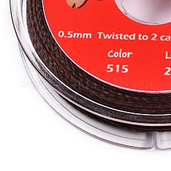 Cordini di cotone cerato rotondi a 2 capo&nbsp;YC-T004-01A-08