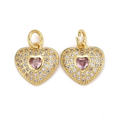 Estante de latón chapado charms zirconia cúbico&nbsp;ZIRC-C031-03G